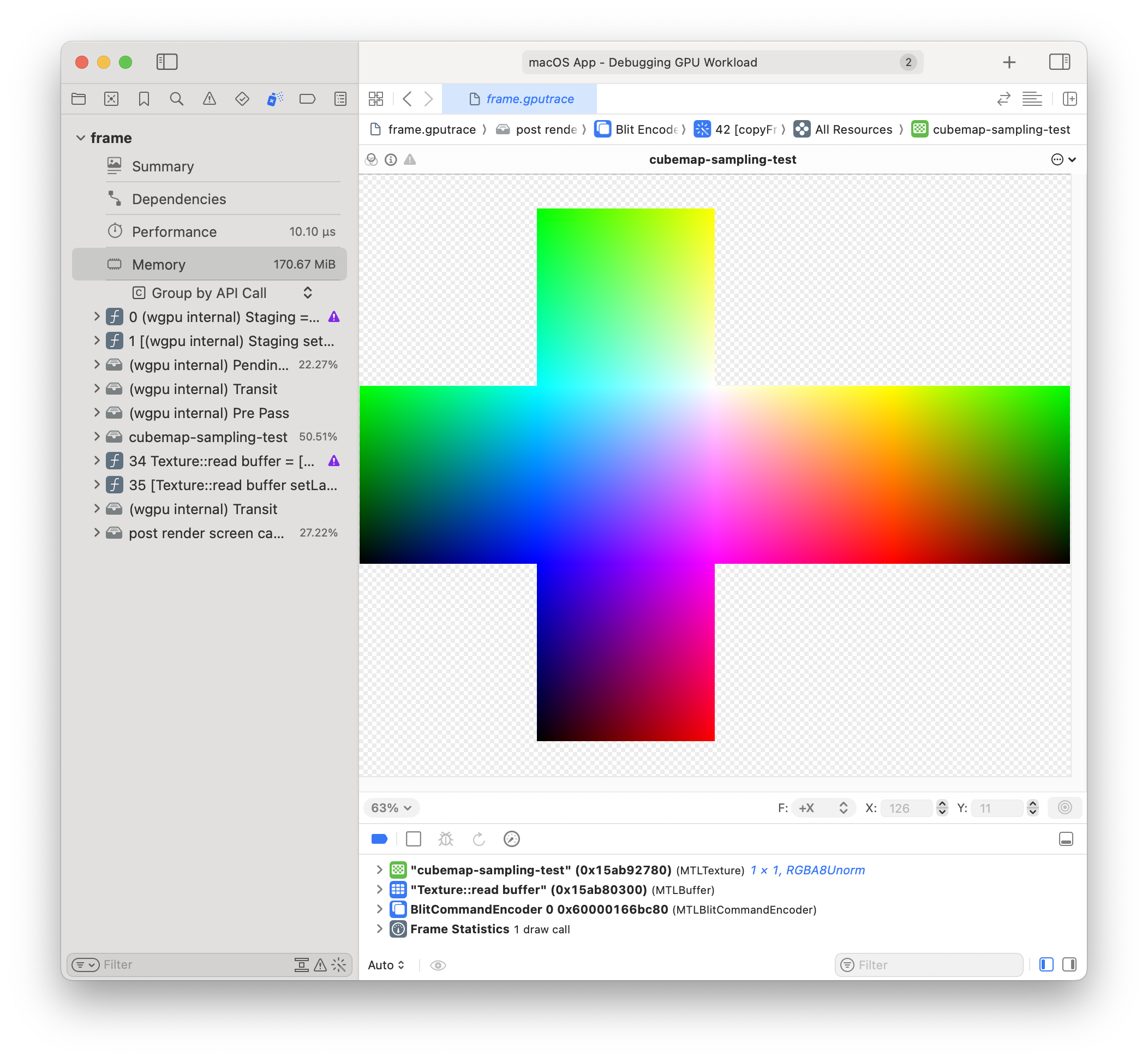 the color cube, as a cubemap, fixed, again
